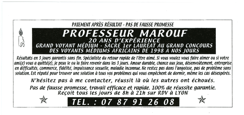 Professeur MAROUF, Lyon