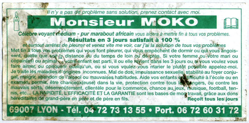 Monsieur MOKO, Lyon