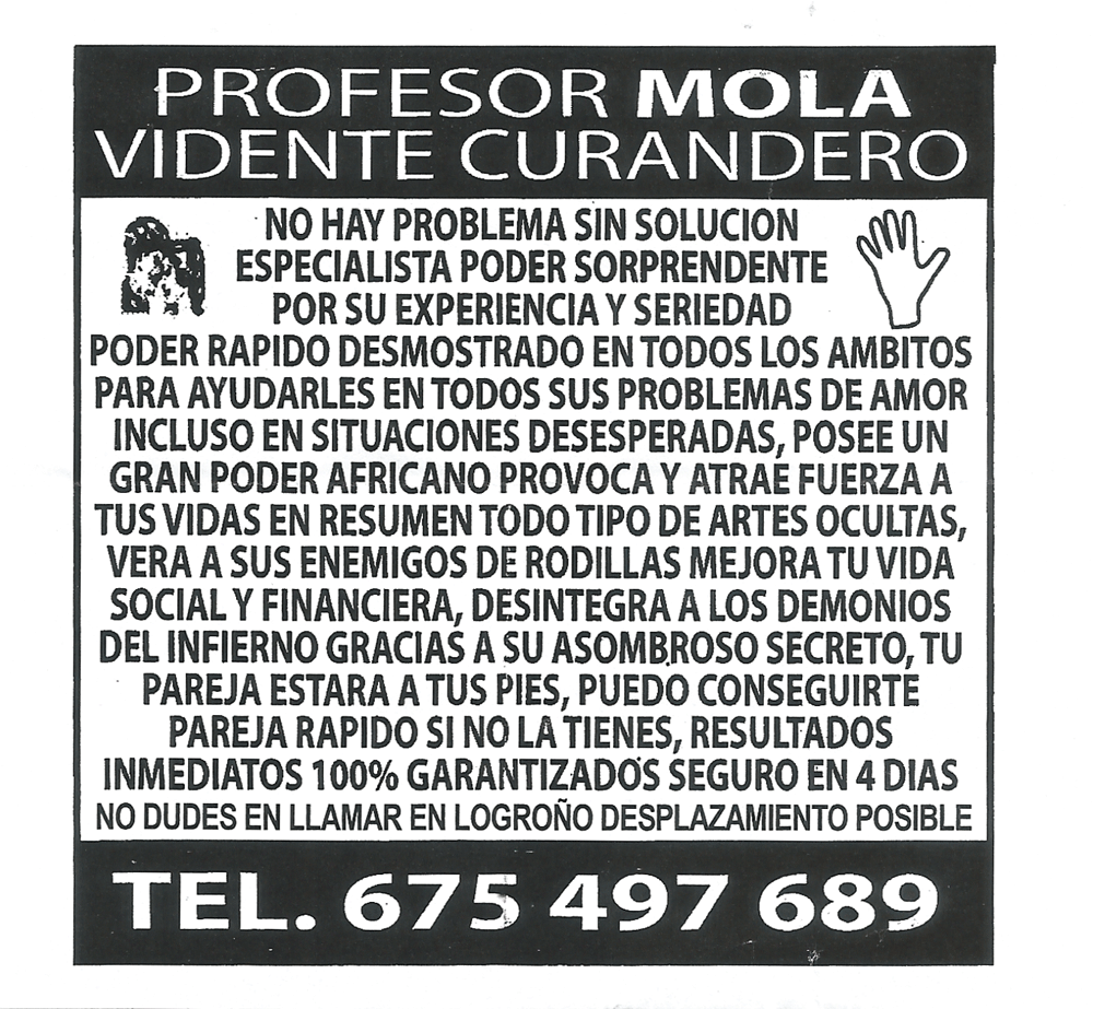 Professeur MOLA, Espagne