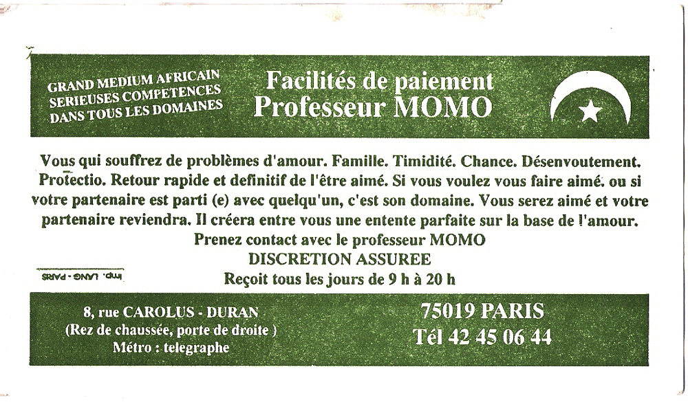 Cliquez pour voir la fiche détaillée de MOMO