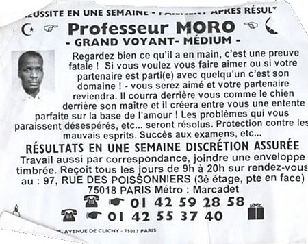 Professeur MORO, Paris