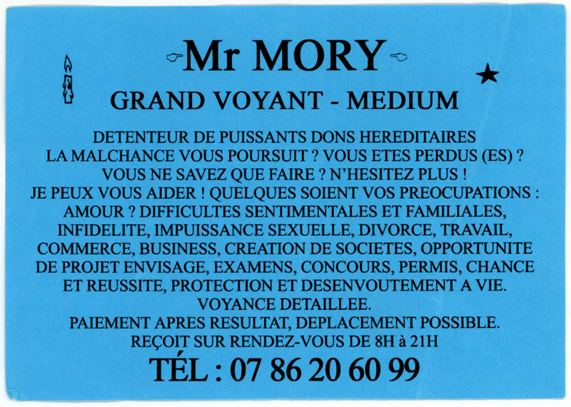 Monsieur MORY, Rouen