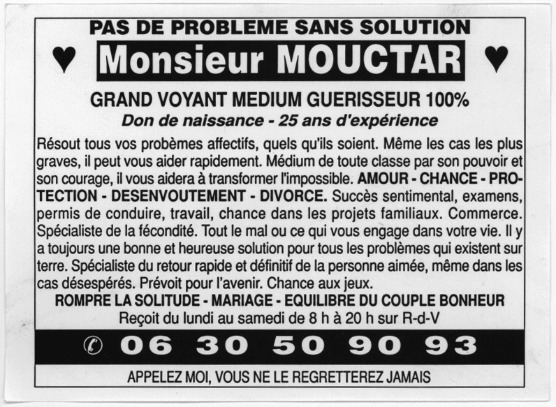 Cliquez pour voir la fiche détaillée de MOUCTAR