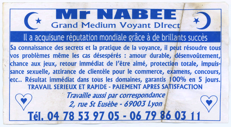 Monsieur NABEE, Lyon