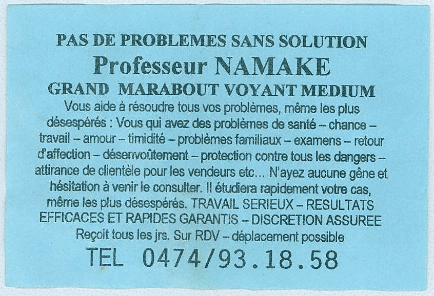 Professeur NAMAKE, Luxembourg