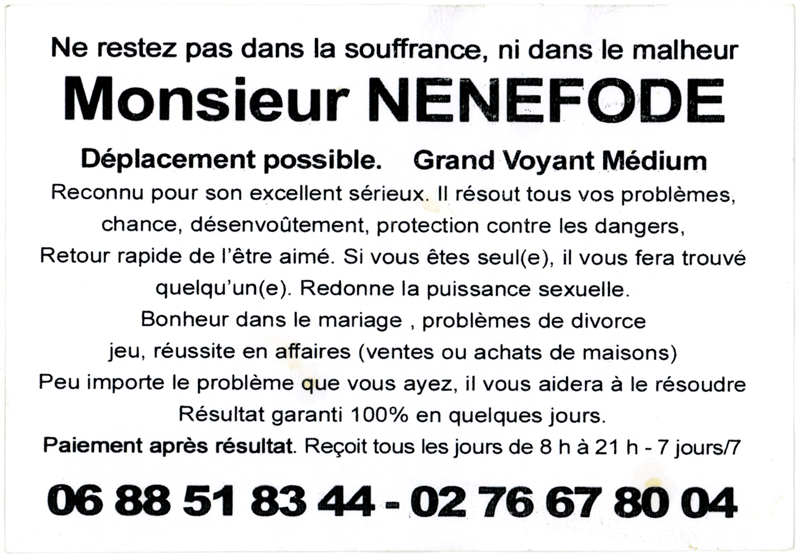 Monsieur NENEFODE, Rouen
