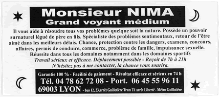 Monsieur NIMA, Lyon