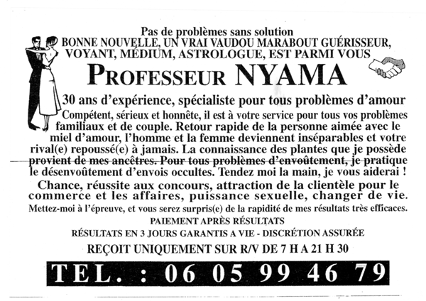 Professeur NYAMA, Lyon