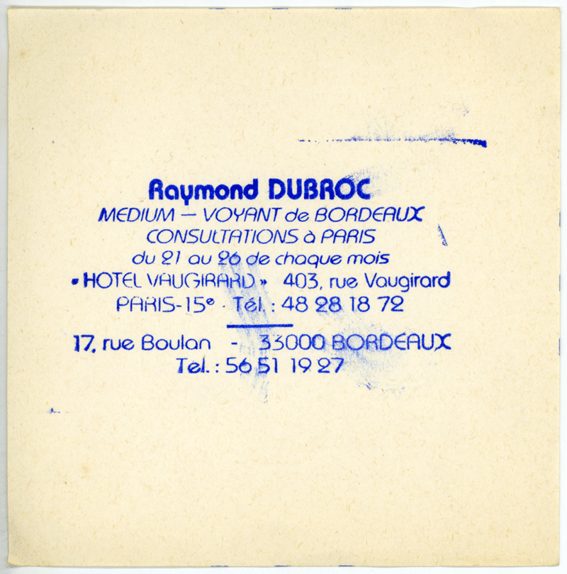  Raymond DUBROC, Bordeaux