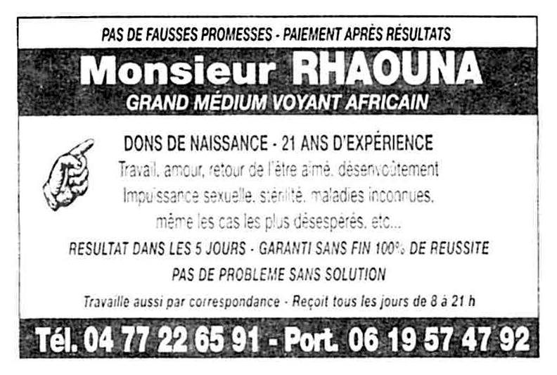 Monsieur RHAOUNA, (indéterminé)