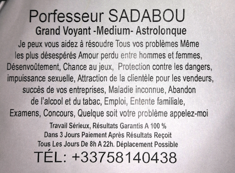 Professeur SADABOU, Grenoble
