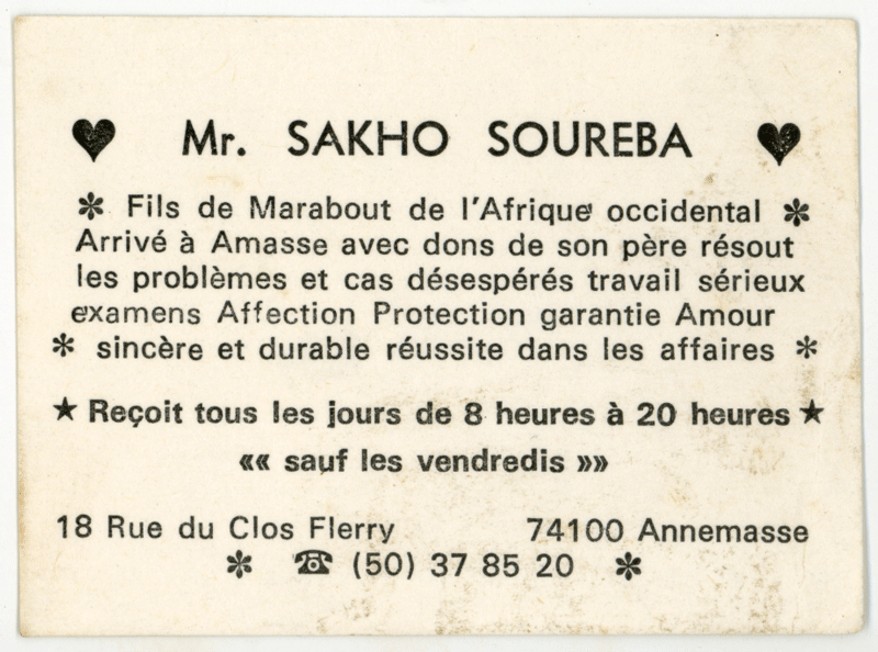 Cliquez pour voir la fiche détaillée de SAKHO SOUREBA