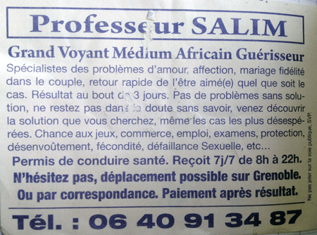 Professeur SALIM, Grenoble