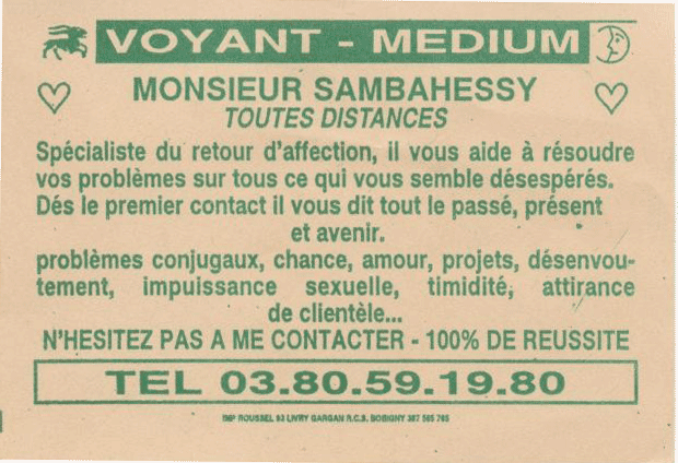 Cliquez pour voir la fiche détaillée de SAMBAHESSY