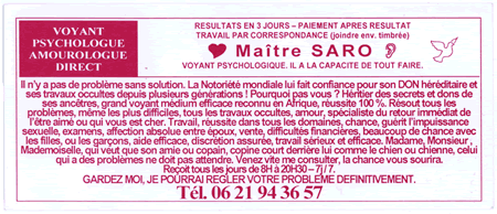 Maître SARO, Lyon