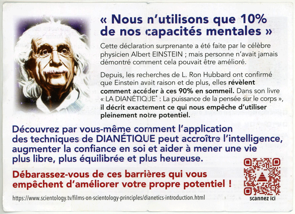  LA DIANÉTIQUE, Lyon