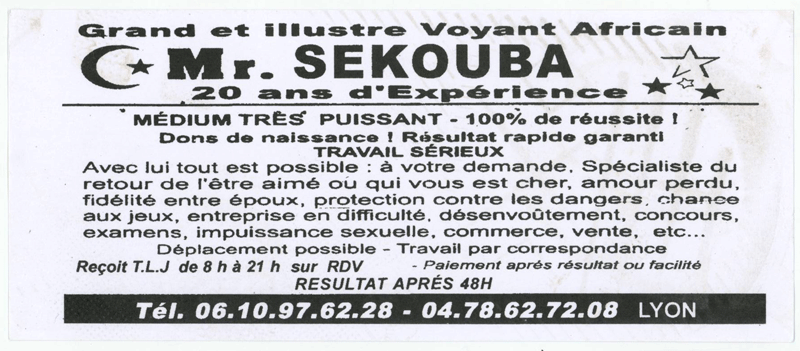 Monsieur SEKOUBA, Lyon