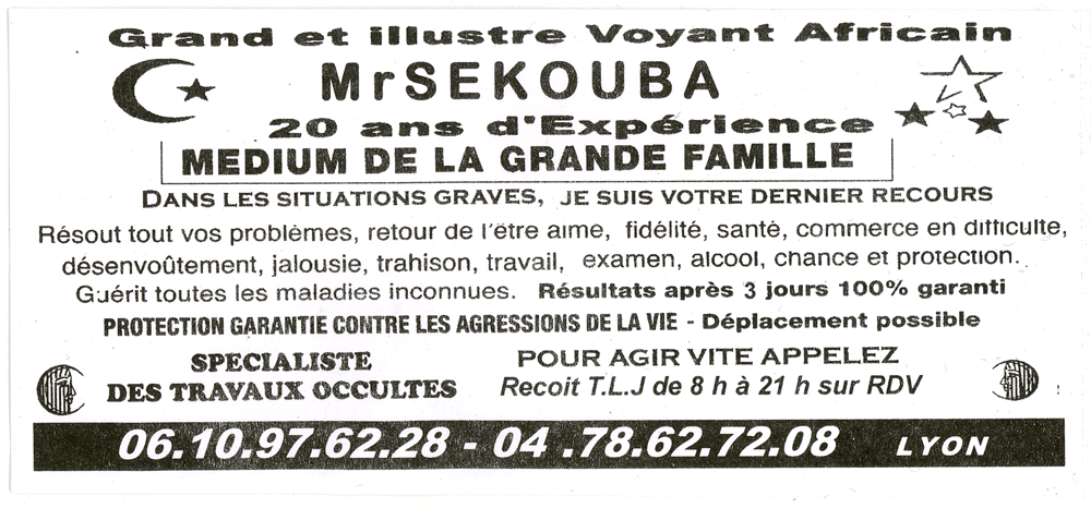Monsieur SEKOUBA, Lyon
