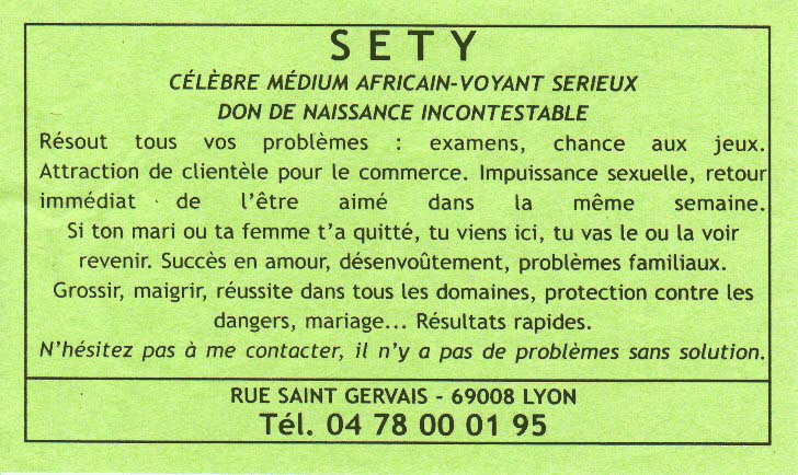  SETY, Lyon