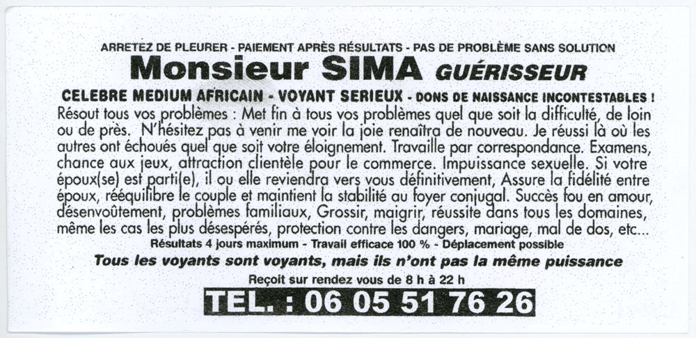 Cliquez pour voir la fiche détaillée de SIMA