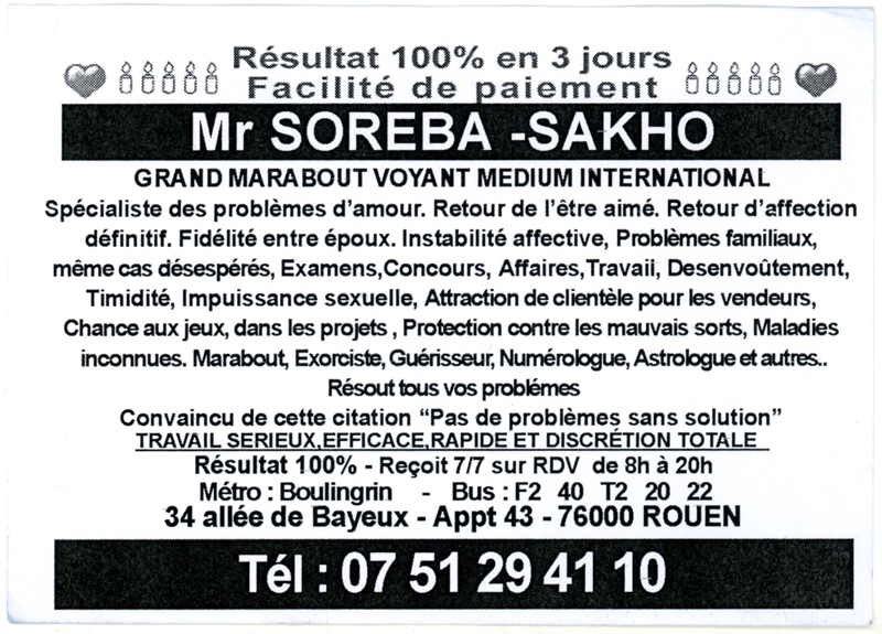 Cliquez pour voir la fiche détaillée de SOREBA-SAKHO