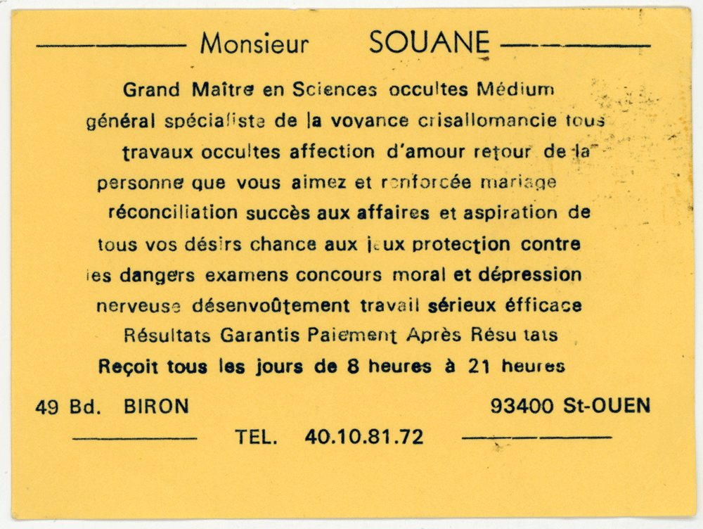 Monsieur SOUANE, Seine St Denis