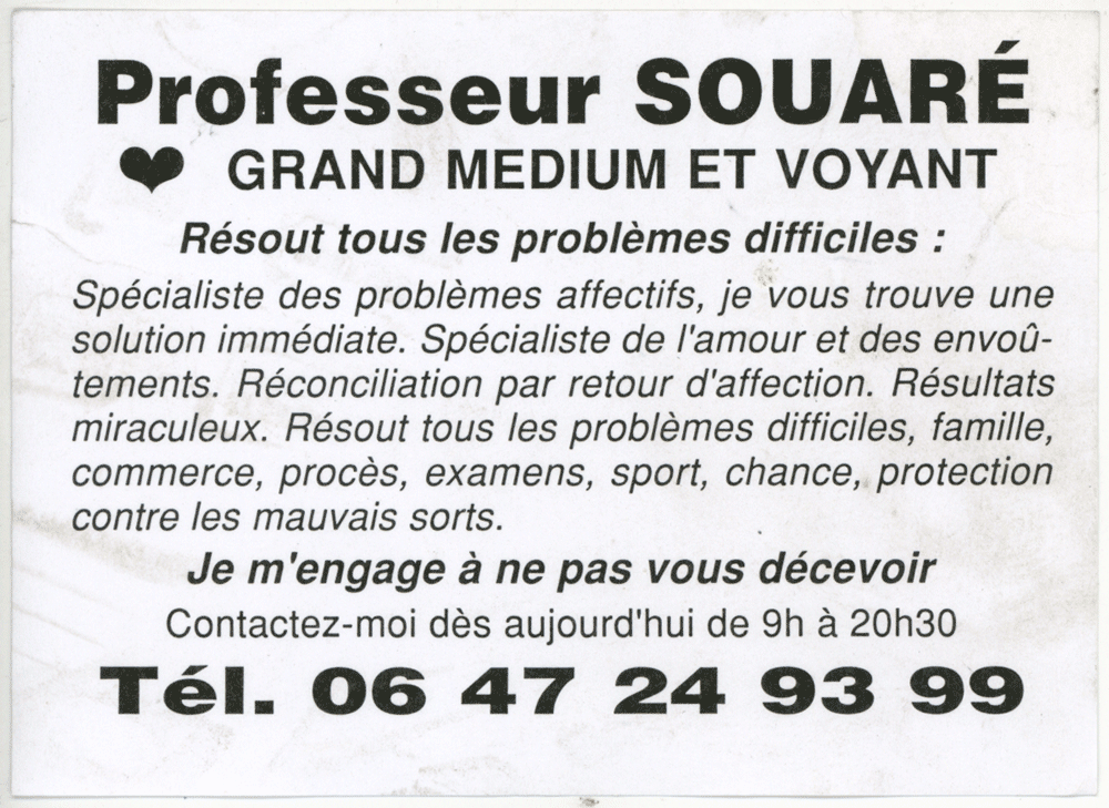 Cliquez pour voir la fiche détaillée de SOUARÉ