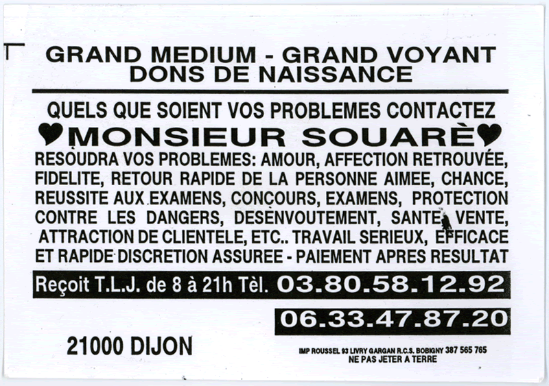 Monsieur SOUARÈ, Dijon