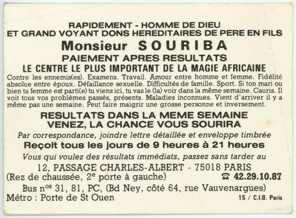 Cliquez pour voir la fiche détaillée de SOURIBA