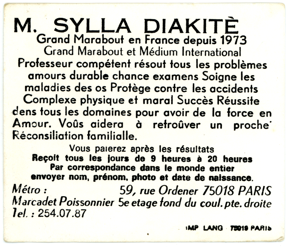Cliquez pour voir la fiche détaillée de SYLLA DIAKITÈ