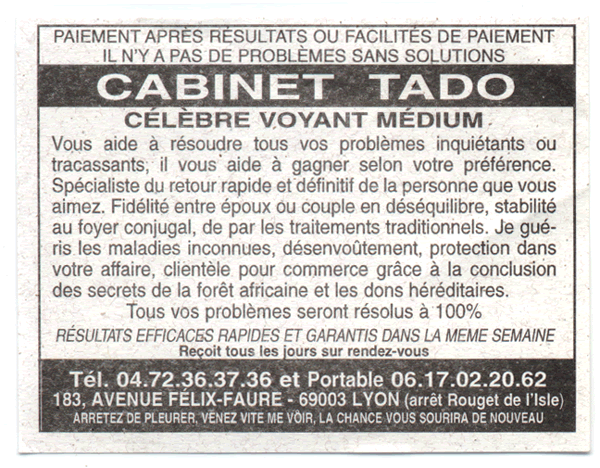 Cabinet TADO, Lyon