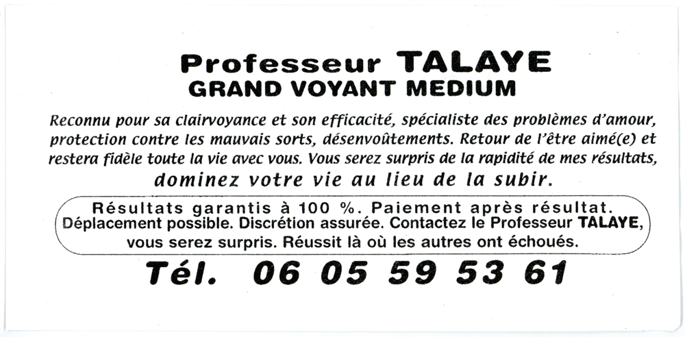 Cliquez pour voir la fiche détaillée de TALAYE