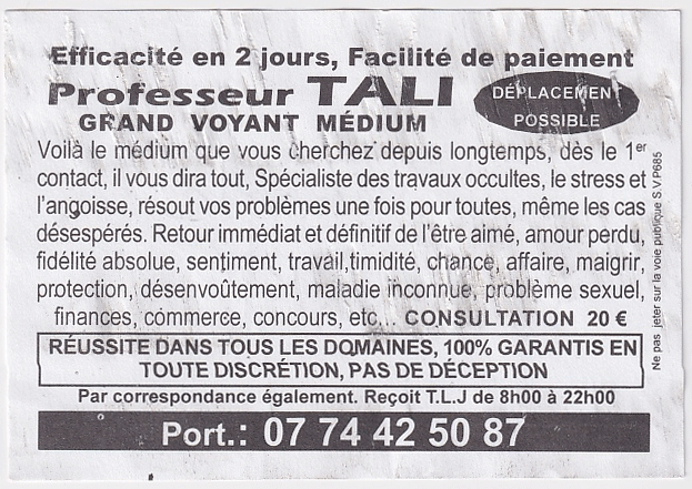 Professeur TALI, Grenoble