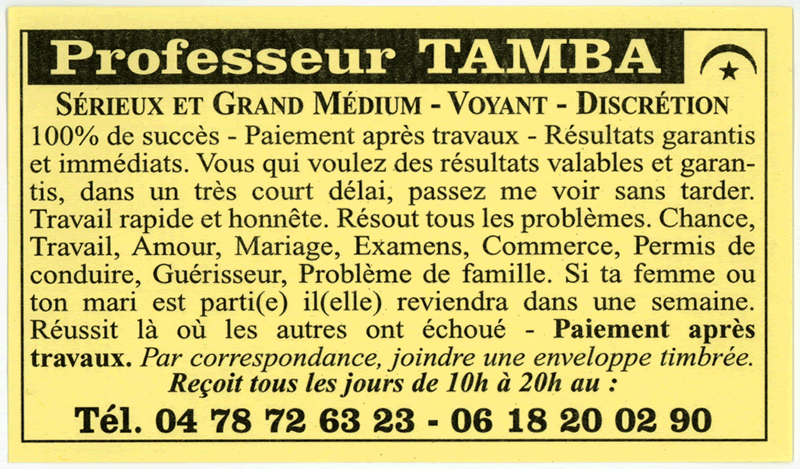 Professeur TAMBA, Lyon