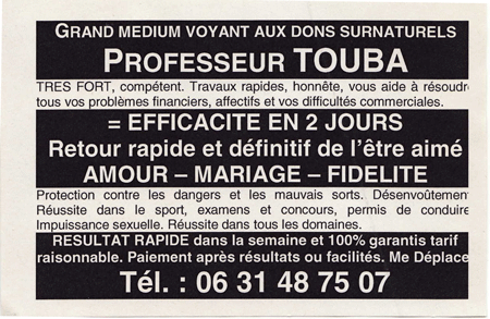 Professeur TOUBA, Var