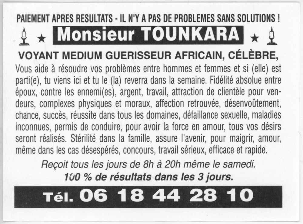 Monsieur TOUNKARA, (indéterminé)