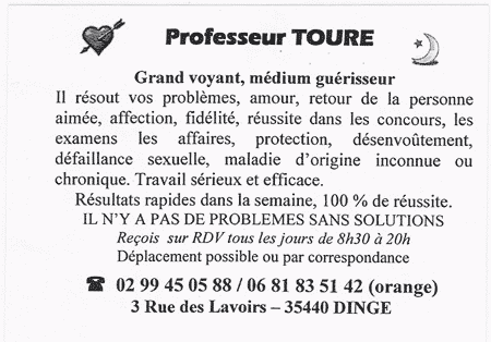 Professeur TOURE, Rennes