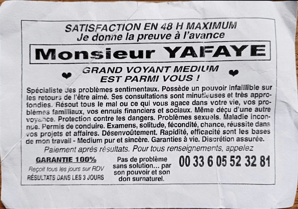 Cliquez pour voir la fiche détaillée de YAFAYE