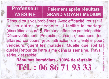 Professeur YASSINE, Yvelines