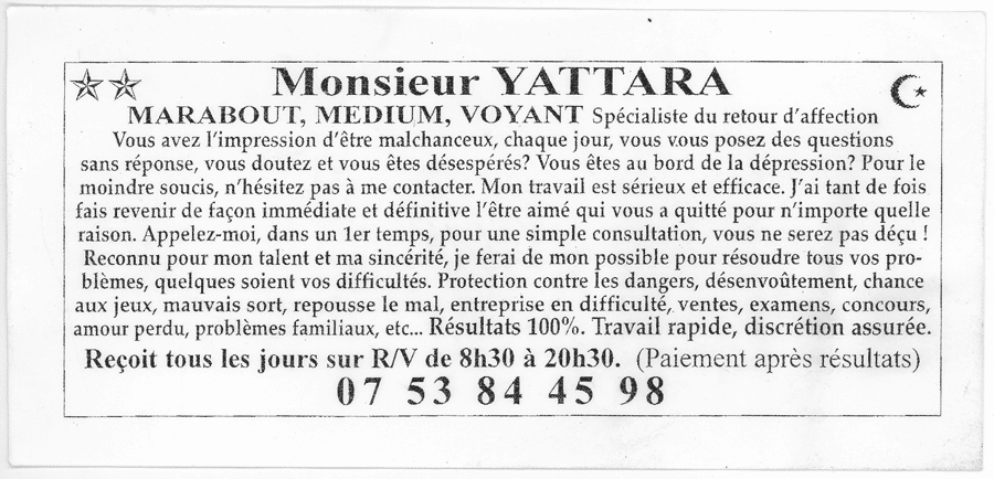 Monsieur YATTARA, Lyon