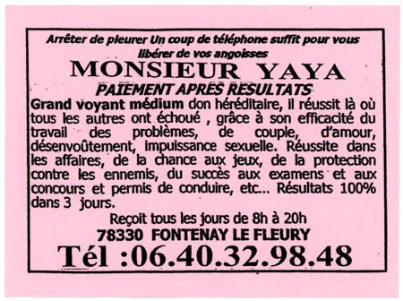 Monsieur YAYA, Yvelines