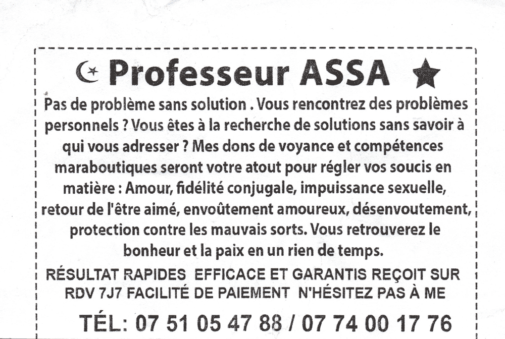 Professeur ASSA, (indtermin)