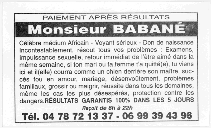 Monsieur BABAN, Lyon