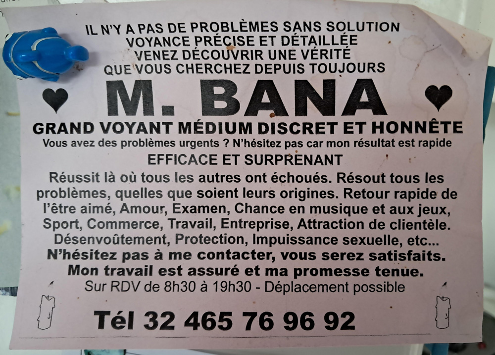 Monsieur BANA, Belgique