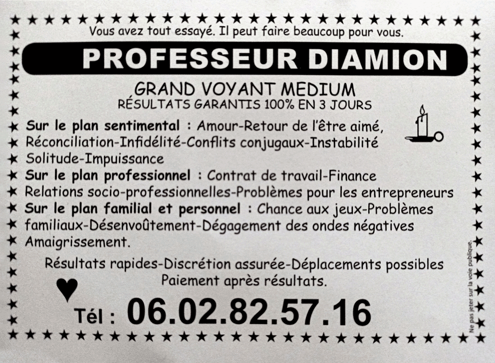 Professeur DIAMION, (indéterminé)