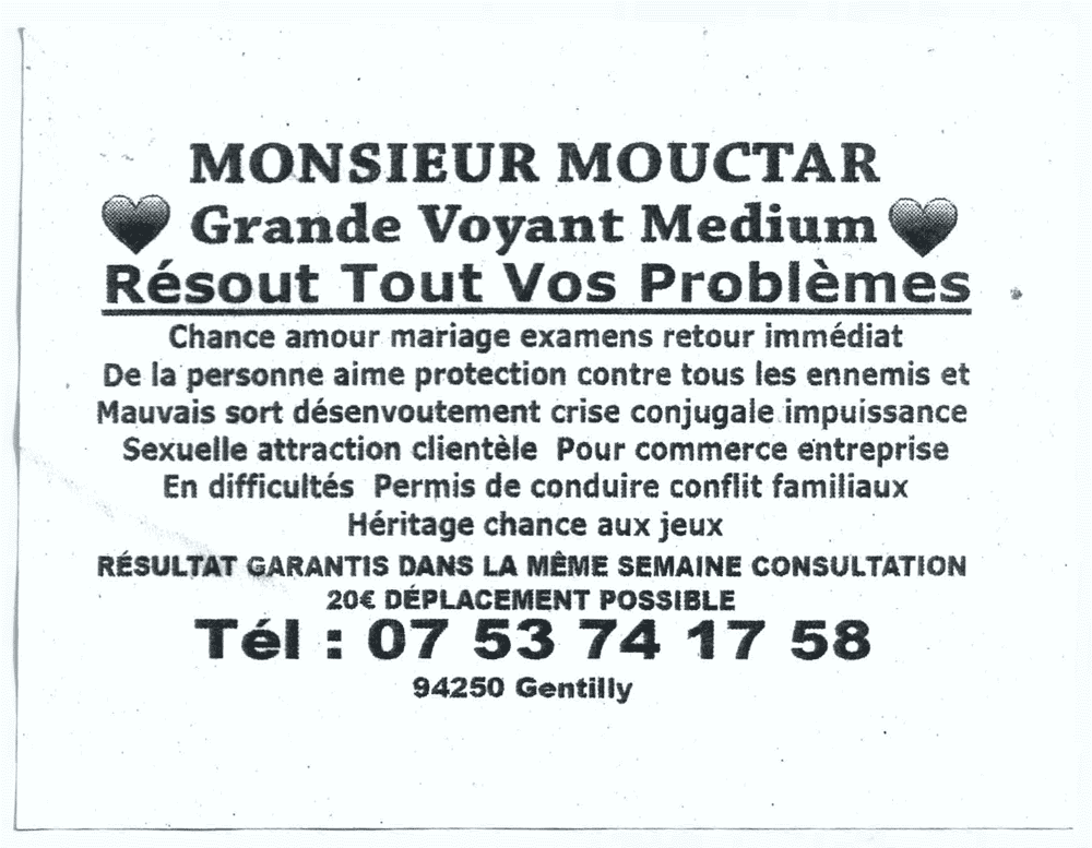 Monsieur MOUCTAR, Val de Marne