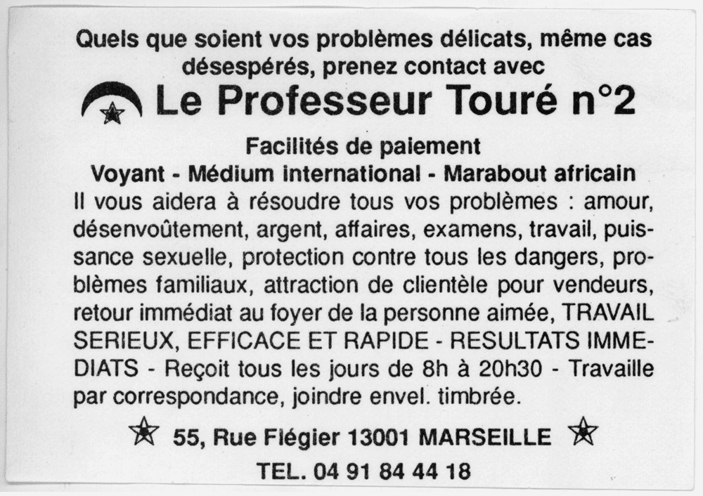 Professeur Touré n°2, Marseille